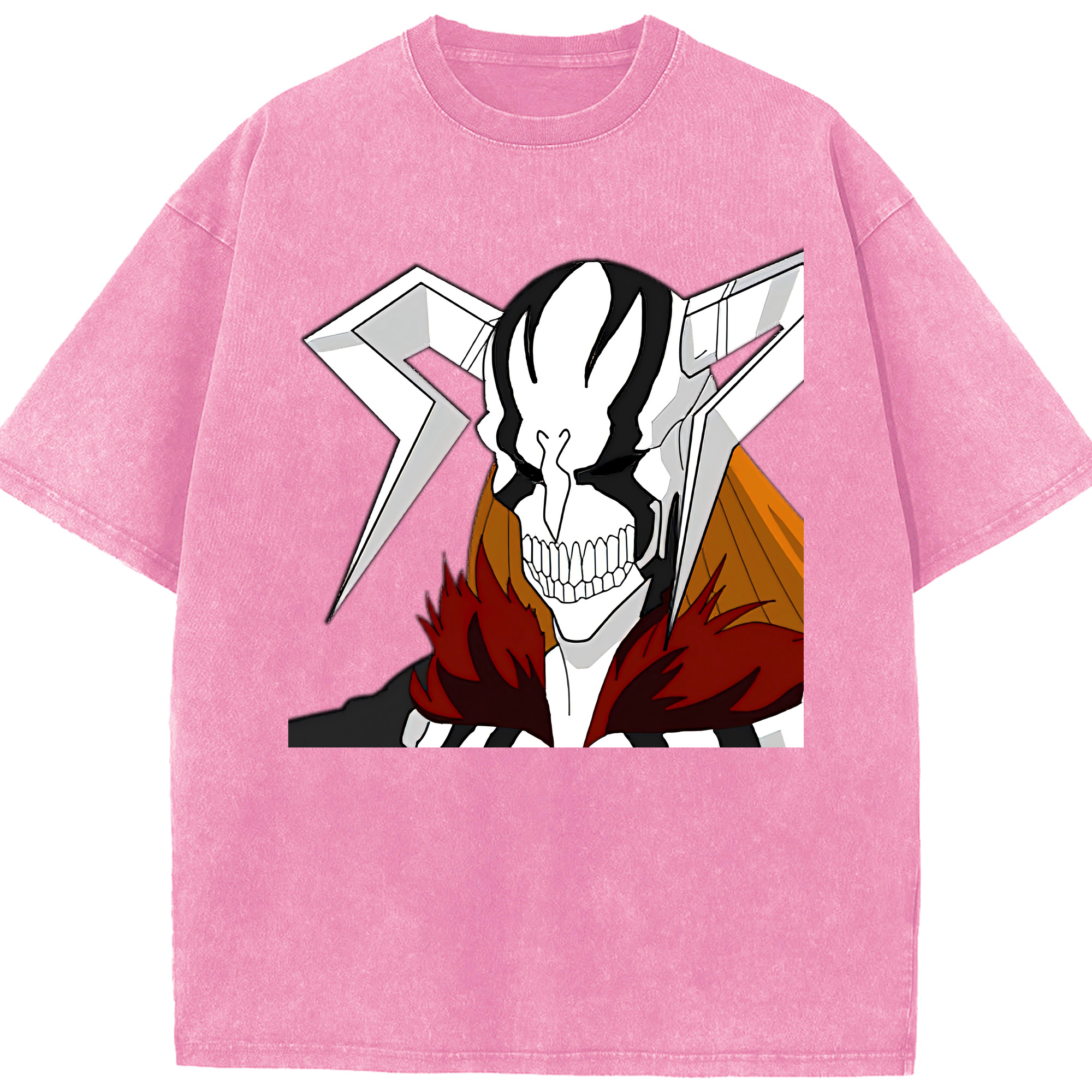 （画像用） ブリーチ 黒崎一護（くろさき いちご）BLEACH Kurosaki Ichigo 綿100% ヴィンテージ風 半袖Tシャツ（フロントプリント）